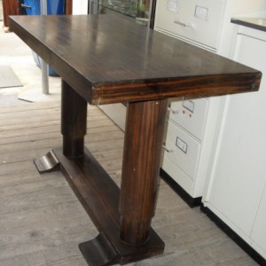 01554 - Art Deco Konsole mit Makassar - Wandel Antik