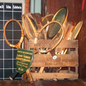 wandel-antik-01057-alte tennisschläger