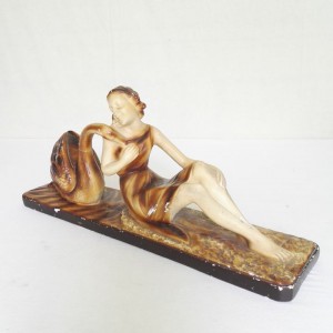 wandel-antik-01676-art-deco-skulptur-mädchen-schwan
