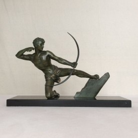 wandel-antik-02124-art-deco-bronze-bogenschütze