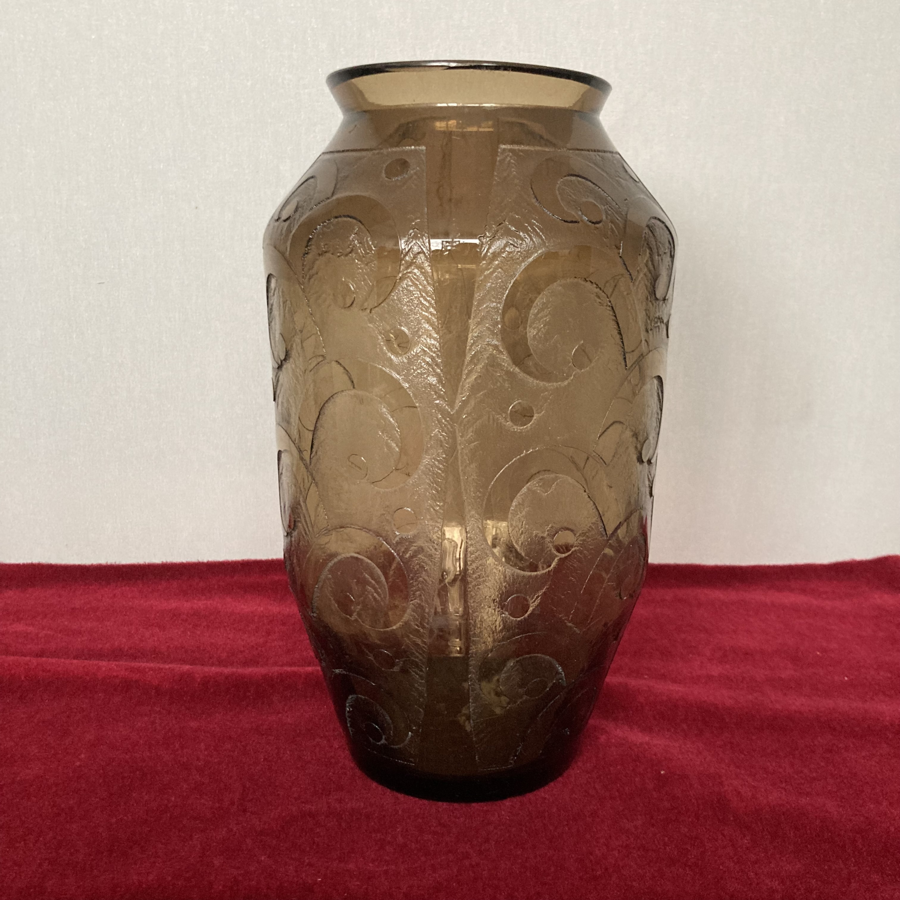 wandel-antik-04023-art-deco-rauchglas-vase
